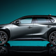 The Toyota bZ4X concept, if you’d like a reminder of how strange the front fender cladding is.